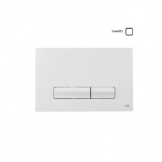 Кнопка механическая двойная OLI Glam 139184 пластик, белый (OLI120 Plus, OLI74, Plus, Expert Plus, Quadra Plus) - Сантехтрейд - Интернет-магазин сантехники г. Екатеринбург