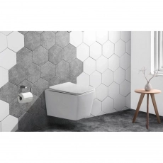 Унитаз подвесной Deep Lake DL-T08 520х340х360 безободковый, сиденье дюропласт - Сантехтрейд - Интернет-магазин сантехники г. Екатеринбург