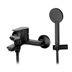 Смеситель для ванны GROSS AQUA 2105285MB Dyno Matt Black с коротким изливом - Сантехтрейд - Интернет-магазин сантехники г. Екатеринбург