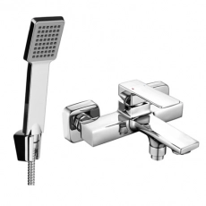 Смеситель для ванны GROSS AQUA 2510880C Edge хром с коротким изливом - Сантехтрейд - Интернет-магазин сантехники г. Екатеринбург