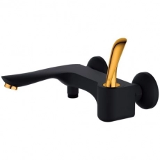 Смеситель для ванны D&K Venice Baciano DA1033259 черный-золото (8) - Сантехтрейд - Интернет-магазин сантехники г. Екатеринбург