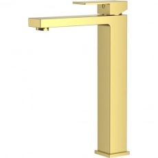 Смеситель для раковины D&K Bayern.Liszt DA1512007 высокий матовое золото (8) - Сантехтрейд - Интернет-магазин сантехники г. Екатеринбург