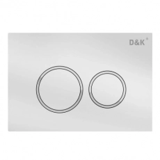 Кнопка механическая двойная D&K Bayern DB1529016 белый (для инсталляции DI8050127) - Сантехтрейд - Интернет-магазин сантехники г. Екатеринбург