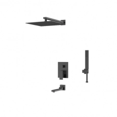 Душевая система для душа D&K Bayern.Liszt DA1515605A04 черный встраиваемый с изливом (4) - Сантехтрейд - Интернет-магазин сантехники г. Екатеринбург