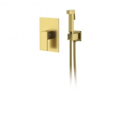 Смеситель с гигиеническим душем D&K Bayern.Liszt DA1515007 матовое золото (8) - Сантехтрейд - Интернет-магазин сантехники г. Екатеринбург