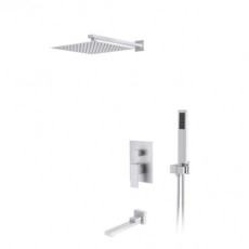 Душевая система для ванны D&K Bayern.Liszt DA1515608A04 матовый белый встраиваемый с изливом (4) - Сантехтрейд - Интернет-магазин сантехники г. Екатеринбург