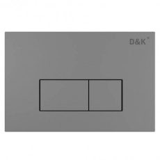 Кнопка механическая двойная D&K Rhein DB1499006 графит (для инсталляции DI8050127) - Сантехтрейд - Интернет-магазин сантехники г. Екатеринбург