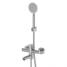 Смеситель для ванны RUSH Santiago SUS1116-44 с коротким изливом из нержавеющей стали - Сантехтрейд - Интернет-магазин сантехники г. Екатеринбург