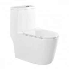 Унитаз моноблок напольный Knois KN6820000 горизонтальный выпуск, душевой тип смыва, микролифт, 68х38.5х75 см - Сантехтрейд - Интернет-магазин сантехники г. Екатеринбург