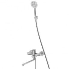 Смеситель для ванны RUSH Melos SUS1101-51 с длинным изливом, из нержавеющей стали - Сантехтрейд - Интернет-магазин сантехники г. Екатеринбург