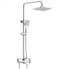 Душевая система с изливом BELZ B24613 верхний душ, лейка, хром (4) - Сантехтрейд - Интернет-магазин сантехники г. Екатеринбург