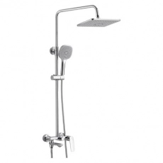 Душевая система с изливом BELZ B24533 верхний душ, лейка, хром (4) - Сантехтрейд - Интернет-магазин сантехники г. Екатеринбург