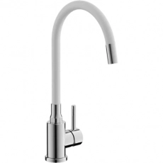 Смеситель для кухни BELZ B73809-8 корпус хром, излив гибкий серый (10) - Сантехтрейд - Интернет-магазин сантехники г. Екатеринбург