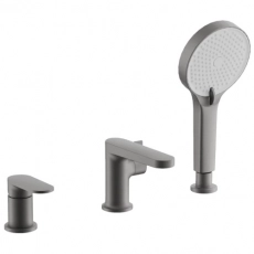 Смеситель для ванны на борт BELZ B66713-3 оружейная сталь (4) - Сантехтрейд - Интернет-магазин сантехники г. Екатеринбург