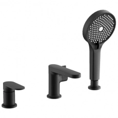 Смеситель для ванны на борт BELZ B66713-7 черный (4) - Сантехтрейд - Интернет-магазин сантехники г. Екатеринбург