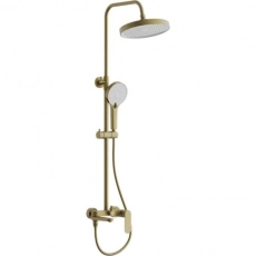 Душевая система с изливом BELZ B24713-5 верхний душ, лейка, золото (4) - Сантехтрейд - Интернет-магазин сантехники г. Екатеринбург