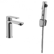 Смеситель для раковины BELZ B12713 с гигиенической лейкой, хром (10) - Сантехтрейд - Интернет-магазин сантехники г. Екатеринбург