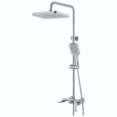 Душевая система с изливом BELZ B24678 верхний душ, лейка, хром (4) - Сантехтрейд - Интернет-магазин сантехники г. Екатеринбург