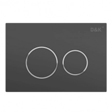 Кнопка механическая двойная D&K Bayern DB1529006 графит (для инсталляции DI8050127) - Сантехтрейд - Интернет-магазин сантехники г. Екатеринбург
