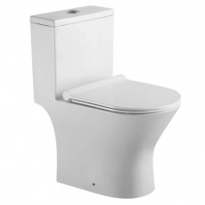 Унитаз моноблок напольный Knois KN1197000 горизонтальный выпуск, душевой тип смыва, микролифт, 73*61,5*36 см - Сантехтрейд - Интернет-магазин сантехники г. Екатеринбург