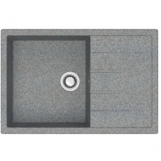 Мойка AGATA 161/Q8 Тёмно-серый 750х505x218 матовая из искусственного камня - Сантехтрейд - Интернет-магазин сантехники г. Екатеринбург