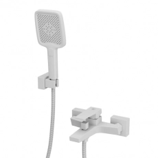Смеситель для ванны RUSH Thira TR3635-44White с коротким изливом, белый - Сантехтрейд - Интернет-магазин сантехники г. Екатеринбург