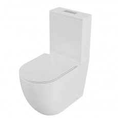 Унитаз напольный Grossman GR-4494SQ торнадо, безободковый, сиденье микролифт, белый, 640х360х835 мм - Сантехтрейд - Интернет-магазин сантехники г. Екатеринбург