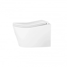 Унитаз подвесной безободковый торнадо D&K Bamberg DT1556516, 520*360*360 мм, сиденье микролифт, белый - Сантехтрейд - Интернет-магазин сантехники г. Екатеринбург