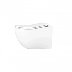 Унитаз подвесной безободковый торнадо D&K Munchen DT1566516, 520*360*360мм, сиденье микролифт, белый - Сантехтрейд - Интернет-магазин сантехники г. Екатеринбург