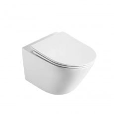 Унитаз подвесной безободковый торнадо D&K Rhein.Bach DT1476516, 500*360*350 мм, сиденье микролифт, белый - Сантехтрейд - Интернет-магазин сантехники г. Екатеринбург