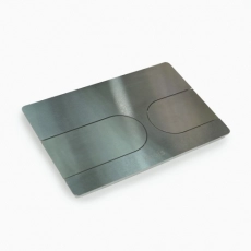 Кнопка механическая двойная металлическая Knois KN9900002 брашированная нержавеющая сталь - Сантехтрейд - Интернет-магазин сантехники г. Екатеринбург