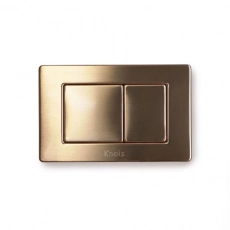 Кнопка механическая двойная Knois KN9900023 нержавеющая сталь  розовое золото - Сантехтрейд - Интернет-магазин сантехники г. Екатеринбург