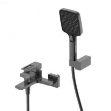 Смеситель для ванны DQ Dortmund DA1713206, короткий излив, графит (10) - Сантехтрейд - Интернет-магазин сантехники г. Екатеринбург