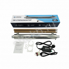 Стерилизатор у/ф Акватек AT-12GPM 1" 55W, монтажная длина 950 мм (2,7 м3/час) с заземлением - Сантехтрейд - Интернет-магазин сантехники г. Екатеринбург