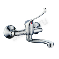 Смеситель ROEGEN RE000A для кухни, 35 мм, пристенный, локтевой - Сантехтрейд - Интернет-магазин сантехники г. Екатеринбург