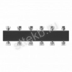 Коллектор распределительный Wester, до 5 контуров с кронштейном - Сантехтрейд - Интернет-магазин сантехники г. Екатеринбург