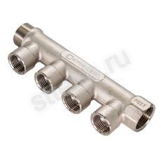 Коллектор 4 вых. в/р 1"х1/2" СТМ - Сантехтрейд - Интернет-магазин сантехники г. Екатеринбург