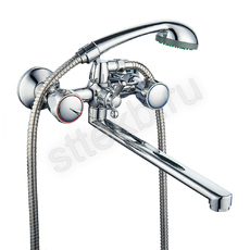 Смеситель ROEGEN RR120B для ванны, 1/2" м/к, плоский излив - Сантехтрейд - Интернет-магазин сантехники г. Екатеринбург