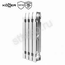 Радиатор чугунный KONNER Модерн-500 4секц. с монтажным комплектом, 6130506 - Сантехтрейд - Интернет-магазин сантехники г. Екатеринбург