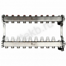 Коллектор нерж. Wester MUVS 1"-3/4 в сборе на 9 выходов - Сантехтрейд - Интернет-магазин сантехники г. Екатеринбург