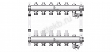 Коллектор нерж. Wester  1"-3/4 в сборе на 5 выходов с 2 заглушками - Сантехтрейд - Интернет-магазин сантехники г. Екатеринбург