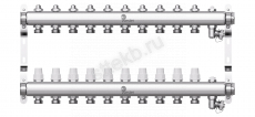 Коллектор нерж. Wester 1"-3/4 в сборе на 10 выходов с 2 заглушками - Сантехтрейд - Интернет-магазин сантехники г. Екатеринбург