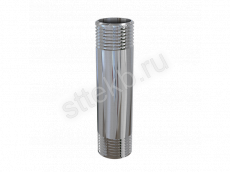 Удлинительный бочонок НР-НР, хромированный  3/4" x 200 мм Gappo G2222.05200 - Сантехтрейд - Интернет-магазин сантехники г. Екатеринбург