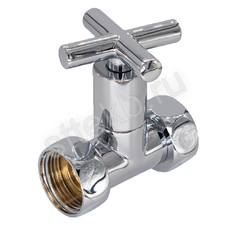Вентиль прямой 1х3/4" г/г ручка-крест для п/с хром СТМ ТЕРМО - Сантехтрейд - Интернет-магазин сантехники г. Екатеринбург