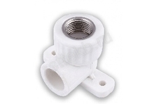 ПП Угольник с креплением ВР DN 20-1/2"(80/20) - Сантехтрейд - Интернет-магазин сантехники г. Екатеринбург