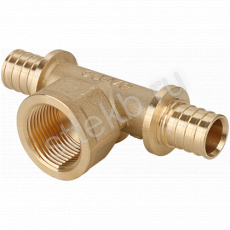 Тройник-переходник с врутренней резьбой латунный  16-Rp 1/2"-16 Gappo G1306.1604 - Сантехтрейд - Интернет-магазин сантехники г. Екатеринбург