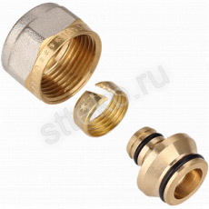 Соединитель «Евроконус» для металлопластиковых труб  16 (2,0) мм х 3/4" Gappo G436.16 - Сантехтрейд - Интернет-магазин сантехники г. Екатеринбург