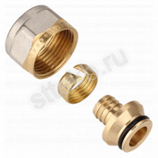 Соединитель «Евроконус» для полиэтиненовых труб  16 (2,0) мм х 3/4" Gappo G437.16 - Сантехтрейд - Интернет-магазин сантехники г. Екатеринбург