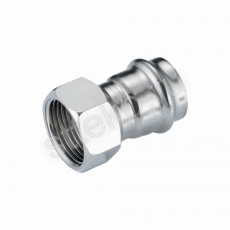 Соединитель прямой с переходом на внутреннюю резьбу нержавеющая стальй  22*3/4" 22x3/4" Gappo G1102.2205 - Сантехтрейд - Интернет-магазин сантехники г. Екатеринбург