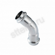 Угольник 45° (раструб–раструб) нержавеющая сталь 35*35 35х35 Gappo G1111.3535 - Сантехтрейд - Интернет-магазин сантехники г. Екатеринбург